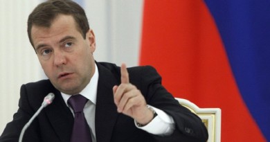 رئيس الوزراء الروسي ديمتري ميدفيديف