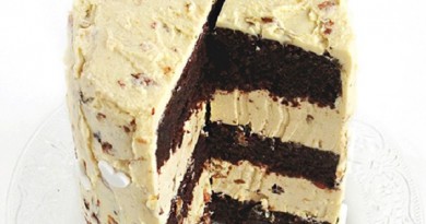 RUM & RAISIN VANILLA CHOCOLATE CAKE