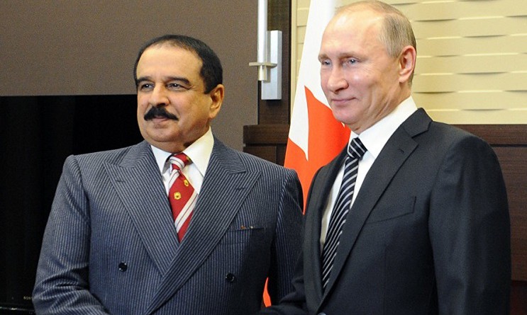 بوتن وملك البحرين