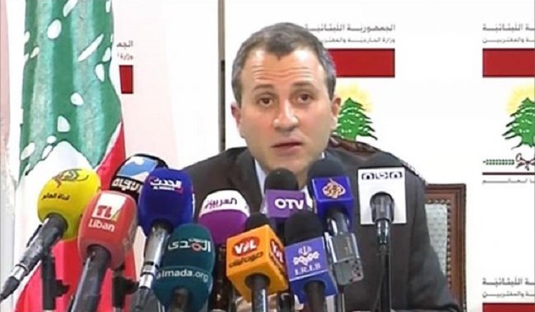 باسيل : مواقف لبنان لا تعارض الإجماع العربي
