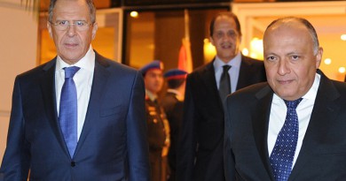 شكري ولافروف يناقشان العلاقات الثنائية والأوضاع في سوريا وليبيا