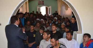 مركز المحروسة يطلق اول ورشتين عمل للعمال العائدين من ليبيا
