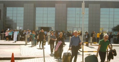 مطار الغردقة يستقبل 5610 سائحًا على متن 33 رحلة دُولية