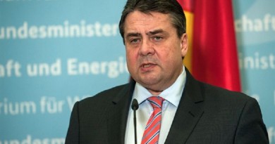 زيجمار جابريل نائب المستشارة الألمانية
