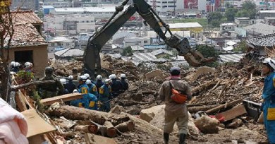 انزلاقات التربة تهدد اليابان بعد سلسلة زلازل