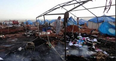 مسؤول عسكري روسي: النصرة ربما وراء الهجوم على مخيم النازحين بسوريا
