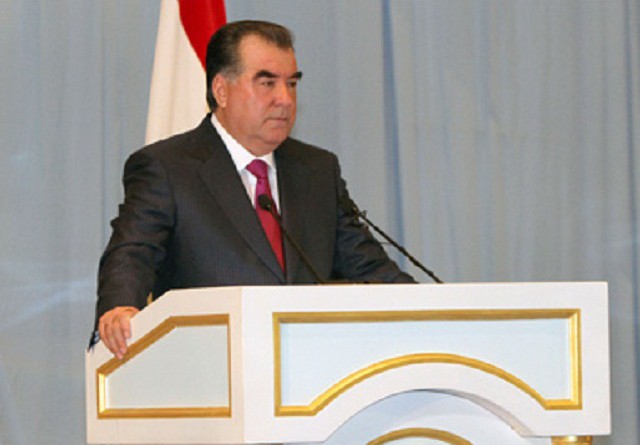 الرئيس الطاجيكي إمام علي رحمانوف