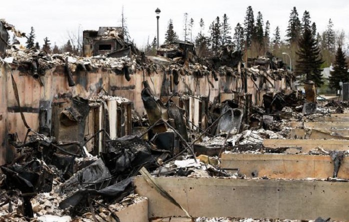 Canadian oil town offers tale of two cities after wildfire sweeps through