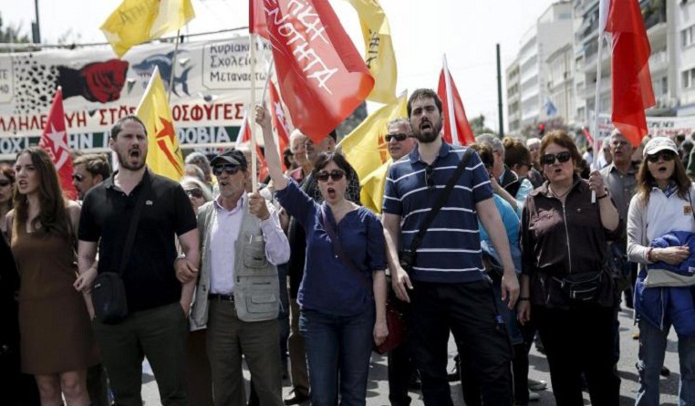 إضراب "ضد التقشف" يشل اليونان