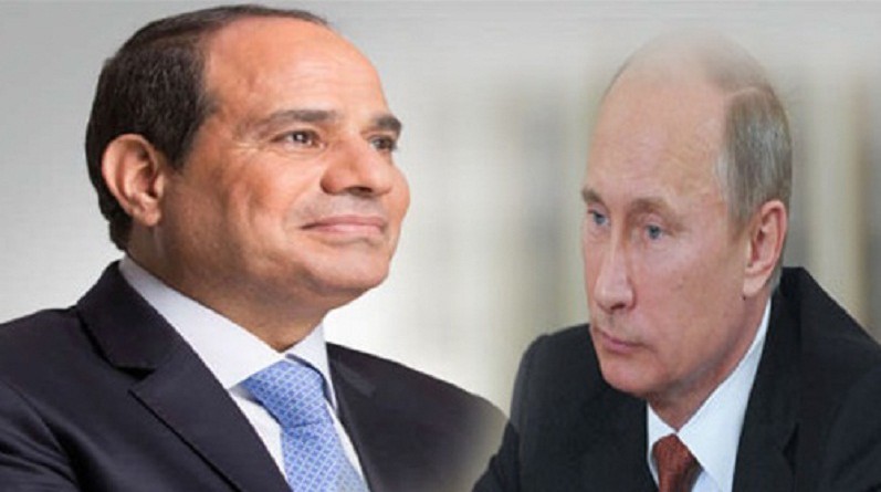 بوتين يبحث مع السيسي الوضع في سوريا وليبيا