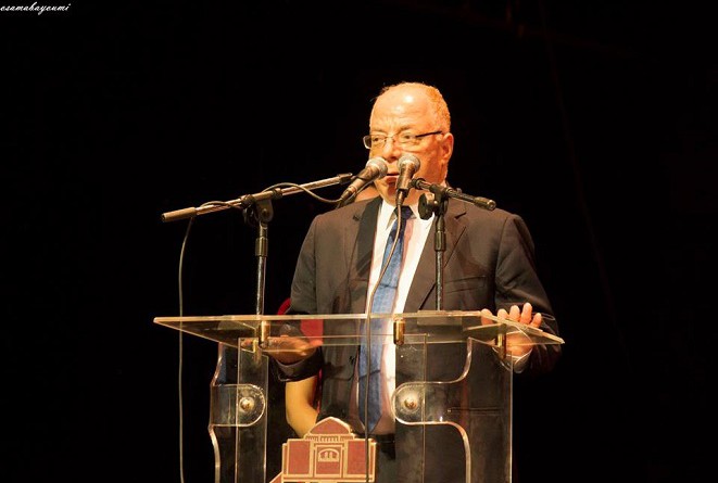 الكاتب حلمى النمنم وزير الثقافة يفتتح فعاليات مهرجان المسرح القومى التاسع