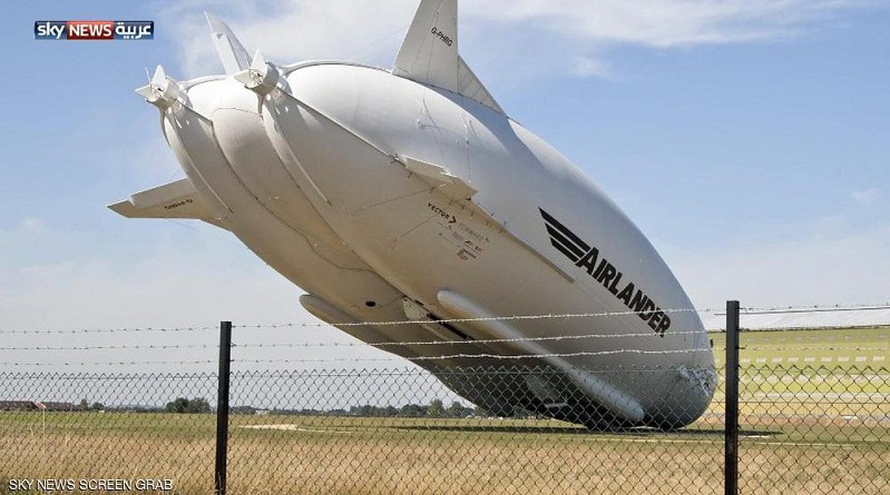 تحطم أكبر طائرة في العالم "البومة" في رحلة تجريبية