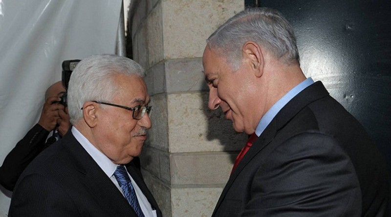 الرئيس الفلسطيني محمود عباس (أبو مازن)، ورئيس الوزراء الإسرائيلي، بينامين نتنياهو
