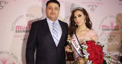 ملكة جمال العرب بأمريكا :فوزى باللقب يهدف لعمل مهام خيرية لدعم اللاجئيين العرب والأطفال والمرأة .