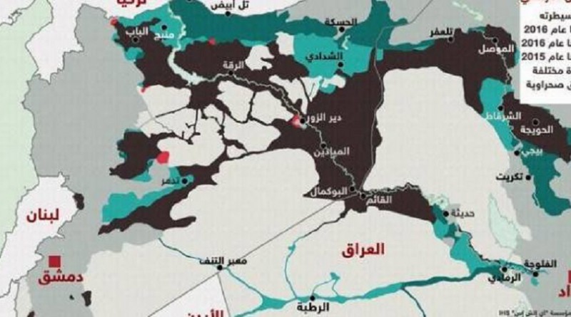 خريطة تكشف كيف تتآكل سيطرة "داعش"