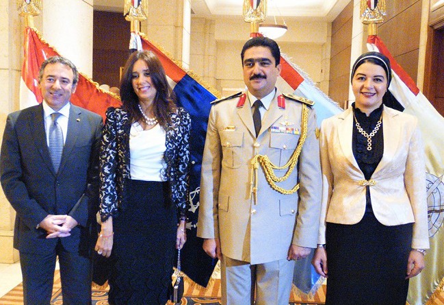 السفارة المصرية بالاردن تحتفل باعياد اكتوبر الذكري الـ 43