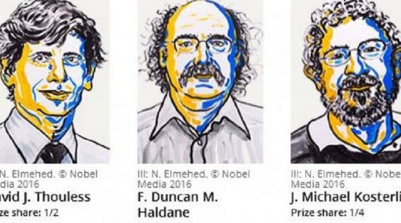 ثلاثة علماء بريطانيين يفوزون بجائزة نوبل في الفيزياء لعام 2016