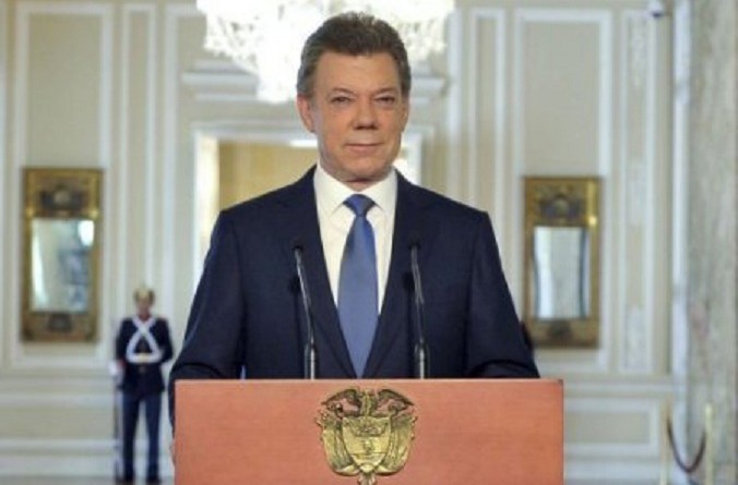 الرئيس الكولومبي مانويل سانتوس