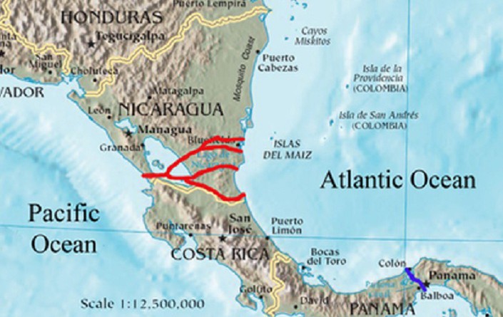 مشروع قناة نيكاراجوا يربط بين المحيط الهادئ والأطلنطي