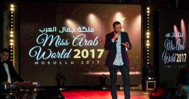الفنان اللبناني رياض العمر يشعل مسرح مسابقة ملكة جمال المغرب 2017