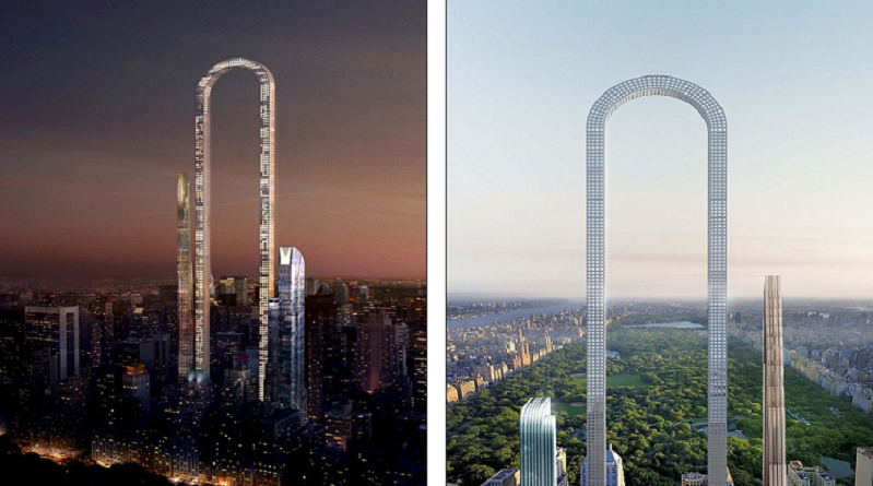 بالصور: الكشف عن "أعلى مبنى في العالم" على شكل حرف U في نيويورك