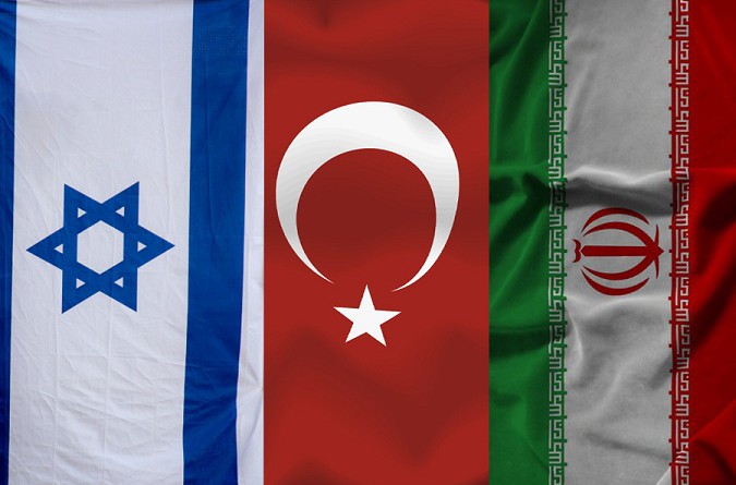 إسرائيل وإيران وتركيا
