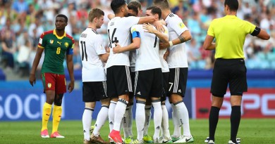 كأس القارات.. ألمانيا تهزم الكاميرون وتواجه المكسيك.. وتشيلي تضرب موعدًا ناريًا مع البرتغال