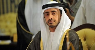 وزير الخارجية الإماراتي الشيخ عبد الله بن زايد