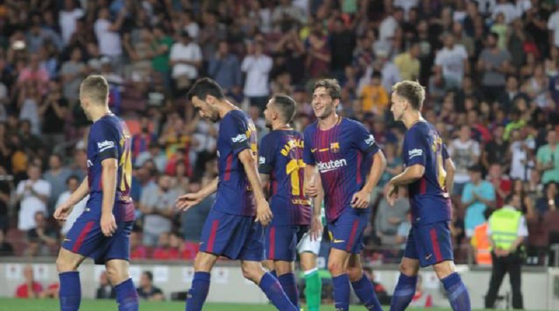 بالصور: برشلونة يفتتح مشواره بـ"الليجا" بالفوز على ريال بيتيس