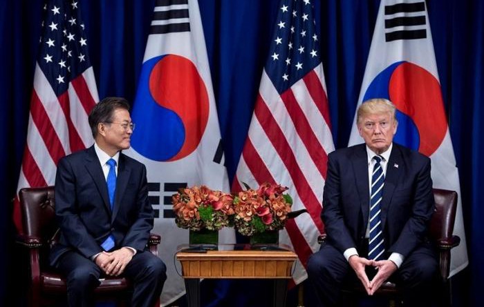 ترامب ورئيس كوريا الجنوبية يتفقان على تعزيز الدفاعات