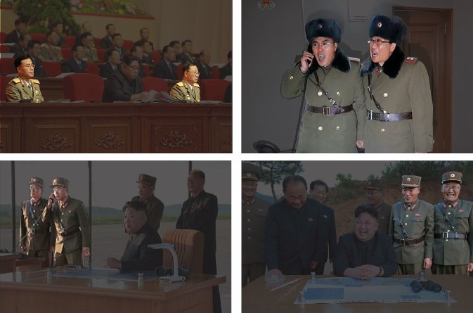 بالصور: رجال كيم النوويون والصاروخيون