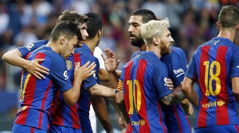 اهداف برشلونة وديبورتيفو ألافيس