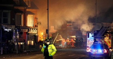 ارتفاع حصيلة انفجار ليستر في وسط بريطانيا إلى خمسة قتلى