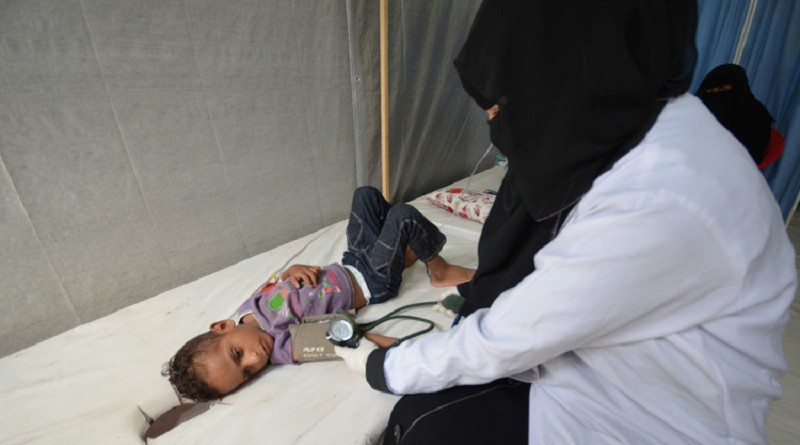 منظمة: وباء الكوليرا قد يتفشى من جديد في اليمن بسبب المطر