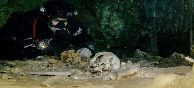 العثور على آثار بشرية وعظام حيوانات من العصر الجليدي في كهف بالمكسيك