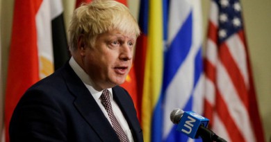 جونسون: لندن قلقة من دور إيران في مواجهة على حدود إسرائيل وسوريا