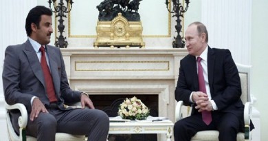 بوتين يلتقي أمير قطر في موسكو بعد غد