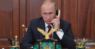 السيسي يهنئ بوتين هاتفيا