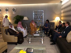 اللقاء الثنائي بين وزيري الثقافة السعودي والمصري 