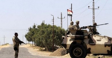 الجيش المصري يعلن مقتل عسكريين و6 مسلحين