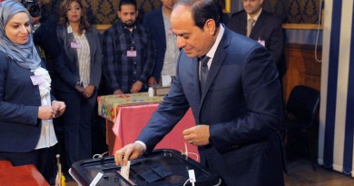 السيسي رئيسًا لمصر لفترة ثانية بنسبة 97.08 %