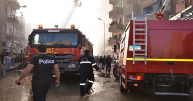 بالصور...الحماية المدنية تُسيطر على حريق داخل مستشفى الصدر بالعباسية