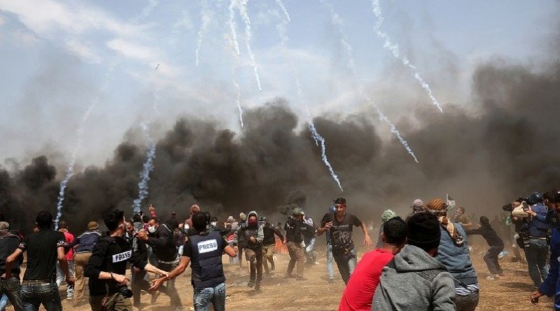 مجزرة فى قطاع غزة يوم نقل السفارة الأمريكية للقدس وذكرى النكبة