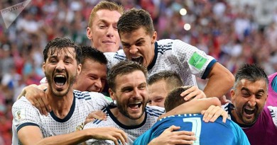 المنتخب الروسي يوجه رسالة للجماهير قبل مباراة كرواتيا