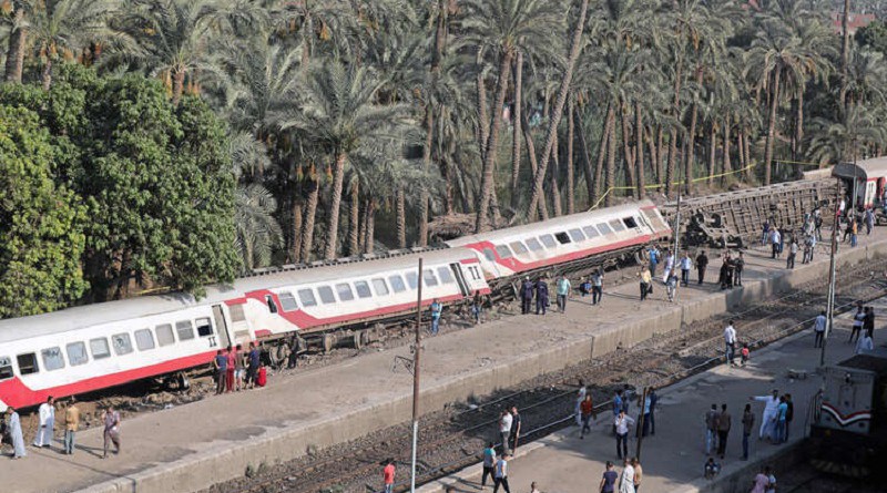 توقف حركة قطارات خط القاهرة - الإسكندرية في مصر