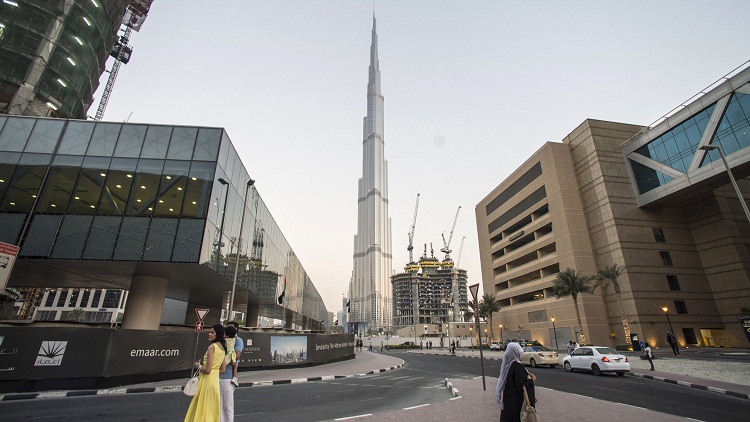 الألعاب النارية تعود إلى برج خليفة في دبي 2019