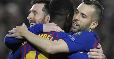 أهداف برشلونة وليون دوري أبطال أوروبا