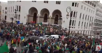 للجمعة التاسعة.. آلاف المتظاهرين في الجزائر يحتجون في شوارع