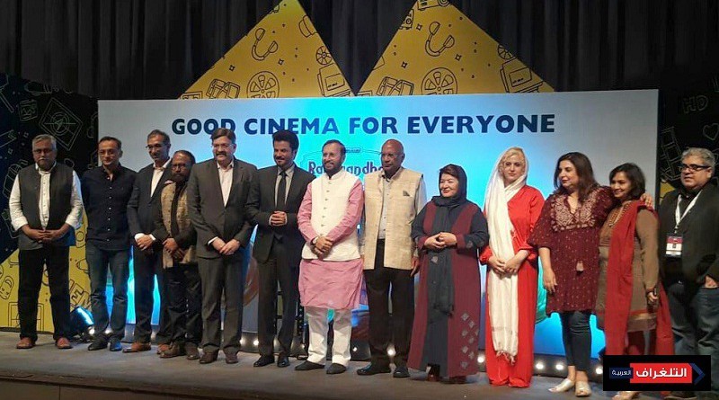 الممثل الهندي «أنيل كابور» يستقبل المخرجة الايرانية «بوران درخشنده»