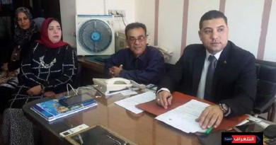 عمري يلتقي العاملين بفرع دمياط